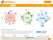 Tablet Screenshot of juntines.com
